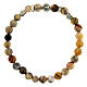 Pulseira elástica São Bento dezena ágata crazy 6 mm s1
