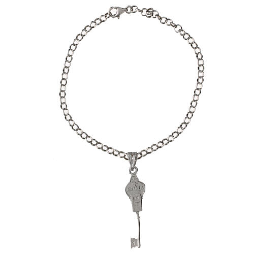 Limited Edition 925 Silver Bracelet with 2025 Jubilee Key 1