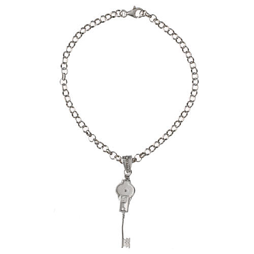 Limited Edition 925 Silver Bracelet with 2025 Jubilee Key 2