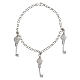 Limited edition 925 silver bracelet with 3 Jubilee keys s2