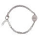 Bracciale doppia catena Madonna Miracolosa Amen in ottone rodiato s3
