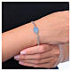 Bracciale Amen doppia catena medaglia Madonna di Fatima in ottone dorato s2