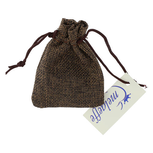 Pulseira terço Carlo Acutis em faia vermelha contas 4 mm 5