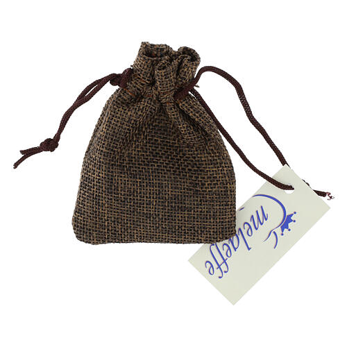 Bracelet chapelet Carlo Acutis lapis-lazuli et corail, séparateurs disques argentés 4 mm 5