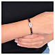 Armband Carlo Acutis aus Palisanderholz mit Stahlelementen, 4-mm-Perlen s2