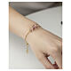 LUCY Murano glass bead bracelet with gold finish s2