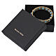 Sky‑blue Murano Glass Bracelet 8 mm with Gold Finish s6