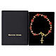 Gold Murano Pearl Bracelet 8mm Red with Red Slavica Beads s4