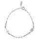 AMEN Miraculous Mary 925 sterling silver rosary bracelet 2 mm s2