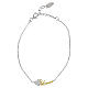 AMEN 925 silver bracelet with white zirconia heart s1