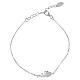 Bracciale zirconi bianchi cuore Amen argento 925 s3