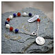 Single decade rosary bracelet of 925 silver, 0.24-inch beads, Carlo Acutis s2