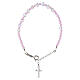 Pulseira contas 6 mm cristal briolette prata 925 s3