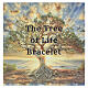 Elastic bracelet with Tree of Life and 0.24-inch beads s4