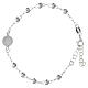 Bracelet Ange Gardien en argent 925 satiné Valenti 20 cm s2