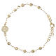 Pulsera dorada Ángel de la Guarda de plata 925 20 cm Valenti s1
