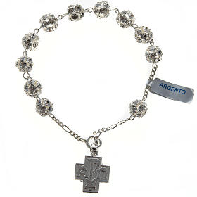 Bracciali in argento: Bracciale decina Arg. Swarovski 8mm Bracciali in argento: Bracciale decina Arg. Swarovski 8mm