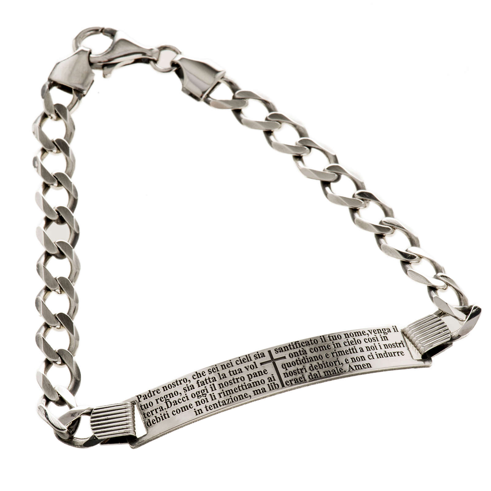 Our Father bracelet in sterling silver online sales on HOLYART.co.uk