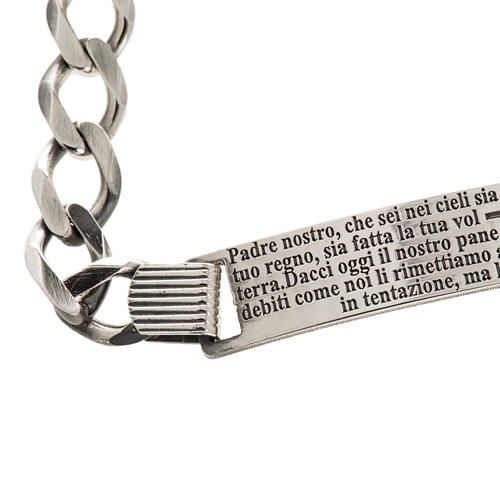 Our Father bracelet in sterling silver 2