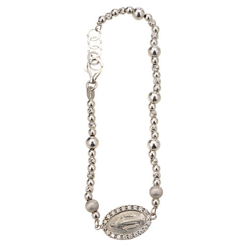 Pulsera en plata 925 con Medalla Milagrosa 1
