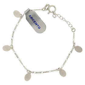 Bracciale argento 925 medaglie miracolose