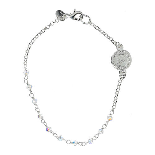 Bracelet in 925 silver with crystals 1