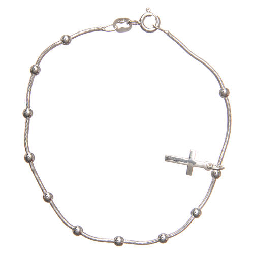 Armband Silber 925 Perlen 3mm 1