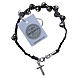 Zehner Armband Silber 925 mit strass Perlen s2