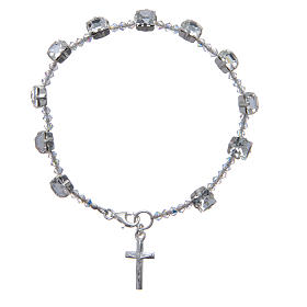 Bracciale Decina Cristallo Swarovski Taglio Quadrato Bianco Vendita Online Su Holyart