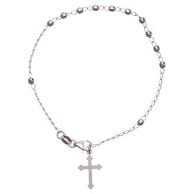 Bracciale rosario classico colore silver argento 925