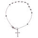 Bracciale rosario classico colore silver argento 925 s1