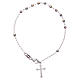 Rosary classical multicoloured bracelet 925 sterling silver s1