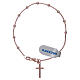 Bracciale decina argento 925 rosé s2