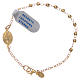 Dozen rosary bracelet Weight of the jewel: 2,10 grammes gold and multifaceted s2