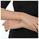 Bracciale rosario in Argento 925 rosato s4