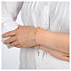 Zehner Armband Silber 925 gelbe strass Perlen s3