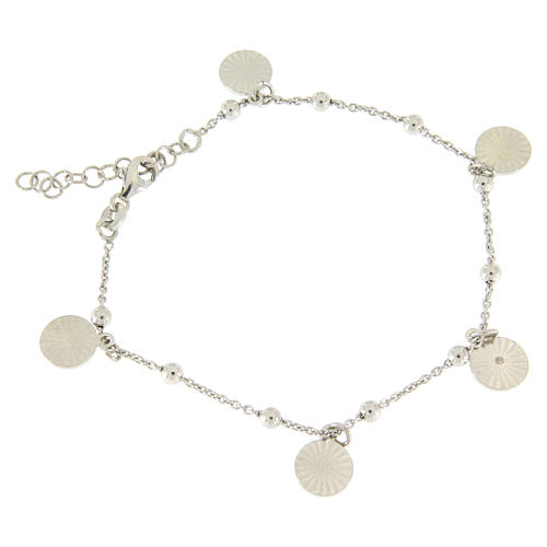 Bracelet with pendant angels in 925 sterling silver 2