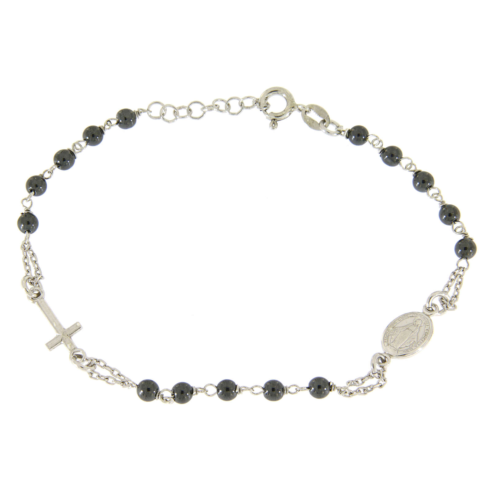 hematite rosary bracelet