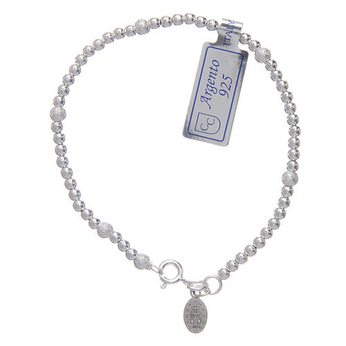 925 sterling silver bracelet with Our Lady of Miracles medal 2