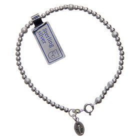 925 sterling silver bracelet with Our Lady of Miracles medal