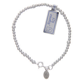 925 sterling silver bracelet with Our Lady of Miracles medal