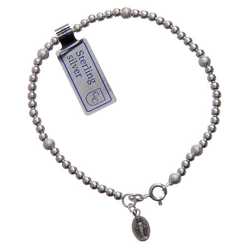 925 sterling silver bracelet with Our Lady of Miracles medal 1