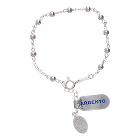 Bracciale argento 925 Fatima 100° anniversario 4 mm