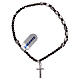 Pulsera rosario elástico plata 925 s1