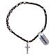 Bracciale rosario elastico argento 925 s2
