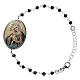 Sterling silver bracelet with Mary and Child s1