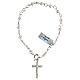 Pulsera rosario decena filigrana de plata 800 s1