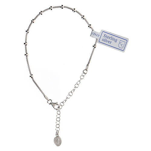 Single decade rosary bracelet with Holy Mary medal 1