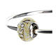 Bead charm for bracelets Pater Noster in Murano glass 925 silver s2