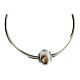 Bead charm St Rita for bracelets Murano glass 925 silver s4
